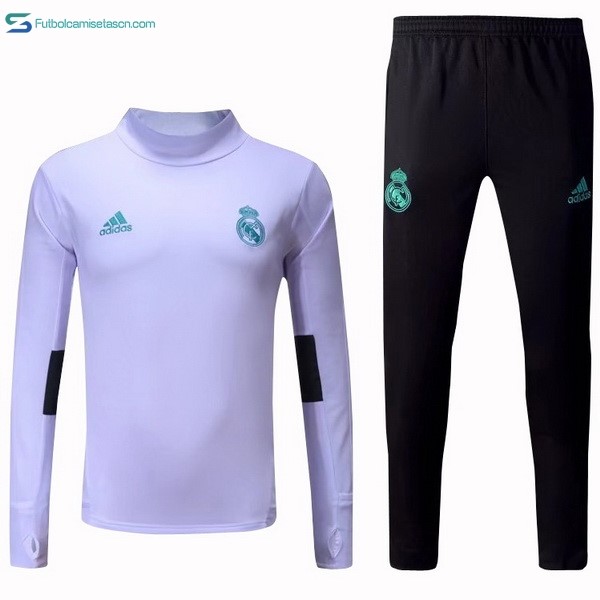 Chandal Real Madrid 2017/18 Blanco Negro Verde